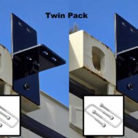 Shipping Container Universal Mounting Square U-Bolt Twin Pack