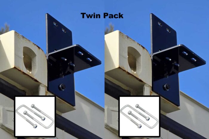 Shipping Container Universal Mounting Square U-Bolt Twin Pack