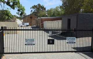 proud to showcase one of our customer installations at a commercial shipping container self-storage facility in Kapunda, South Australia