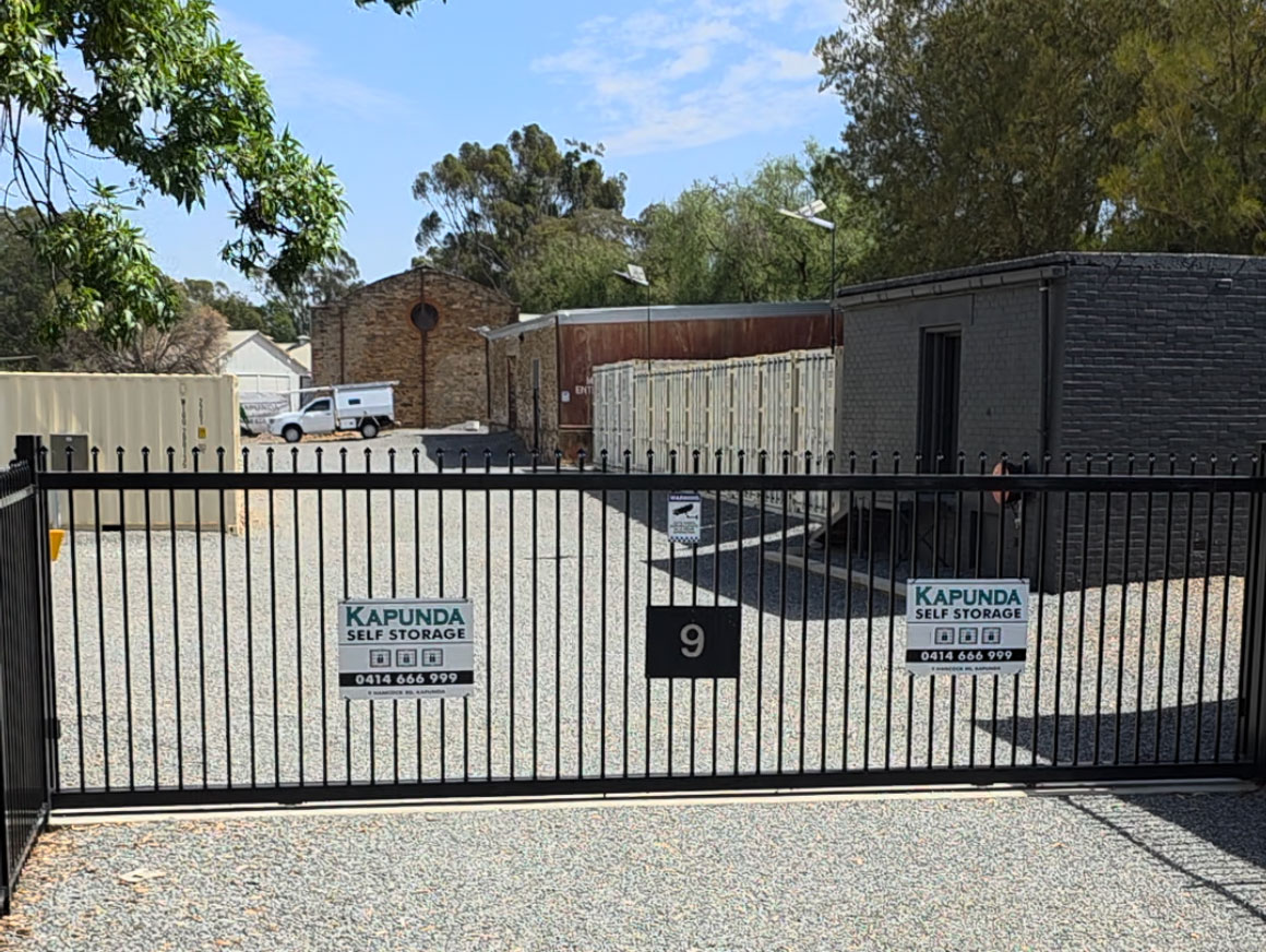 proud to showcase one of our customer installations at a commercial shipping container self-storage facility in Kapunda, South Australia