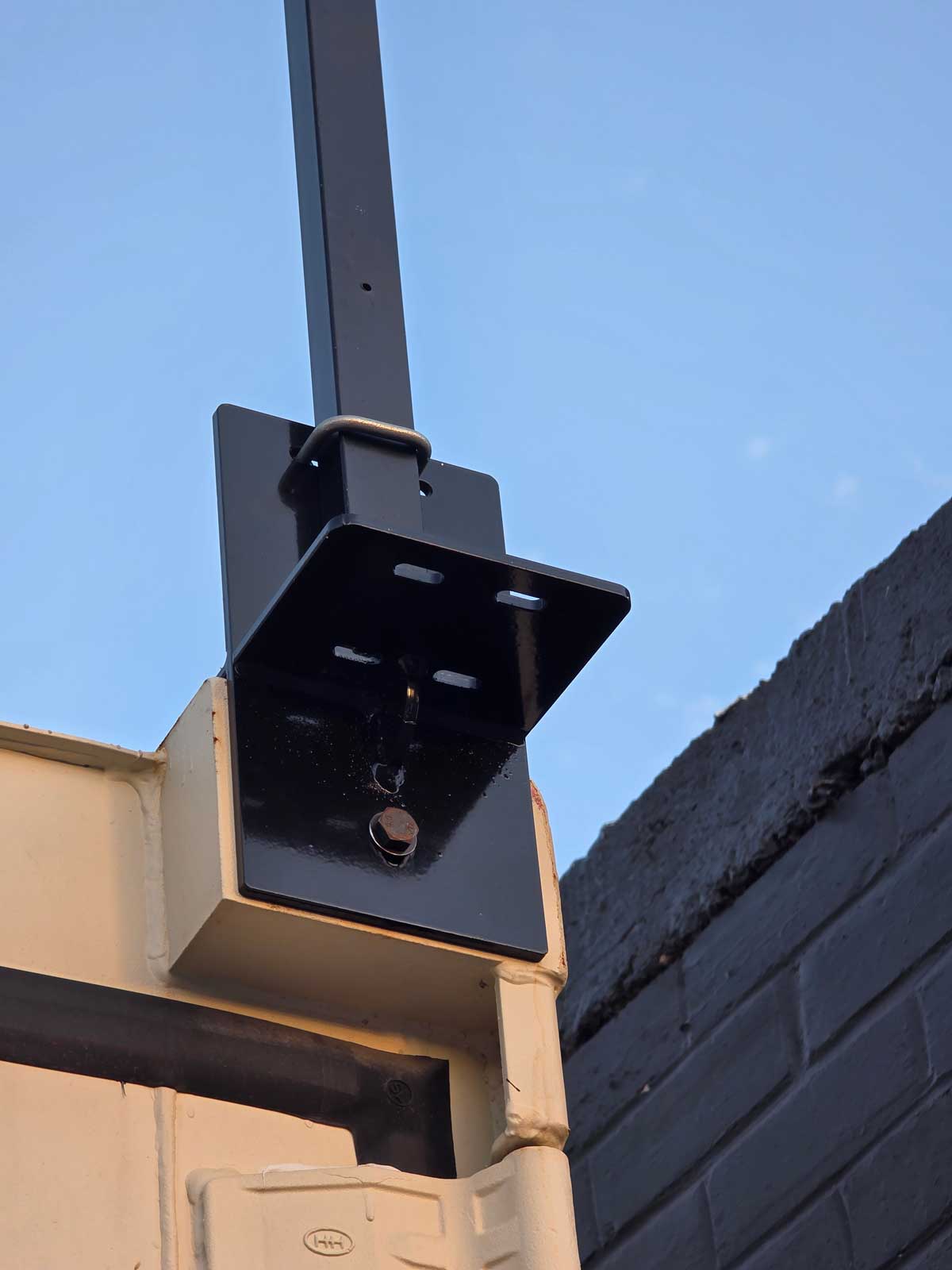 Simple Bolt on Shipping Container Bracket